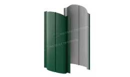 Штакетник металлический МЕТАЛЛ ПРОФИЛЬ ELLIPSE-O 19х126 NormanMP (ПЭ-01-6005-0.5). Цена: 1042 руб. Артикул: 39659