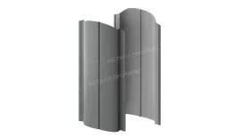 Штакетник металлический МЕТАЛЛ ПРОФИЛЬ ELLIPSE-O 19х126 (ПЭ-01-7005-0.45). Цена: 1020 руб. Артикул: 39603