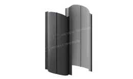 Штакетник металлический МЕТАЛЛ ПРОФИЛЬ ELLIPSE-O 19х126 (ПЭ-01-7024-0.4). Цена: 995 руб. Артикул: 39490