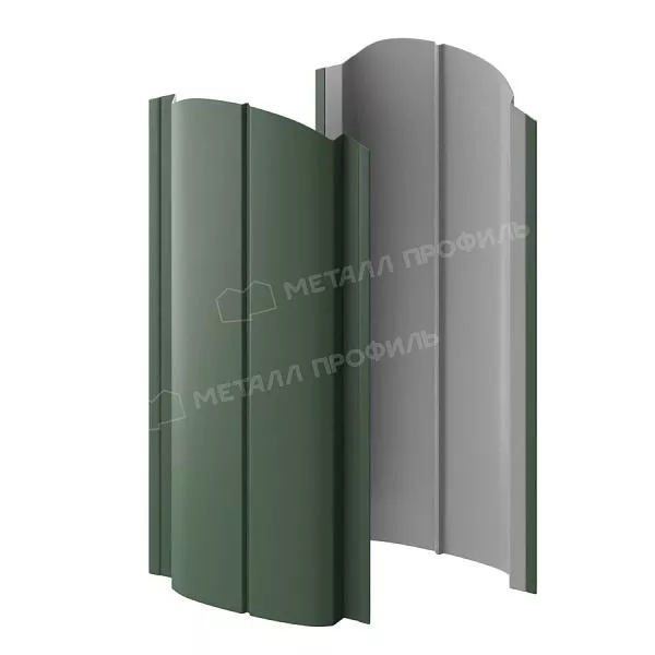 Штакетник металлический МЕТАЛЛ ПРОФИЛЬ ELLIPSE-O 19х126 (PURETAN-20-RR11-0.5) купить в екатеринбурге