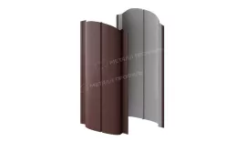 Штакетник металлический МЕТАЛЛ ПРОФИЛЬ ELLIPSE-O 19х126 (VikingMP-01-RR32-0.45). Артикул: 39646