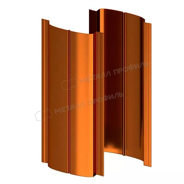 Штакетник металлический МЕТАЛЛ ПРОФИЛЬ ELLIPSE-T 19х126 (AGNETA-03-Copper\Copper-0.5) купить в екатеринбурге