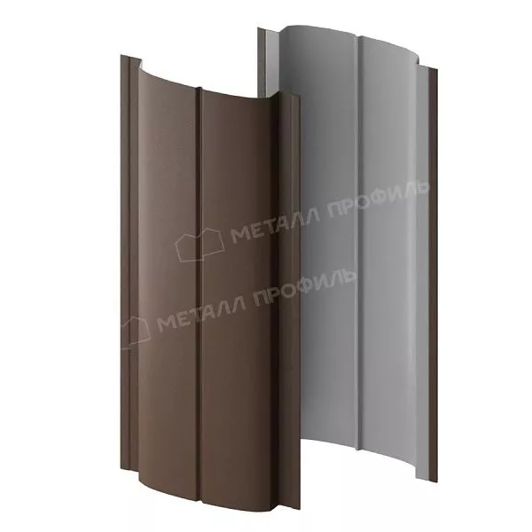 Штакетник металлический МЕТАЛЛ ПРОФИЛЬ ELLIPSE-T 19х126 (VALORI-20-OxiBеige-0.5) купить в екатеринбурге