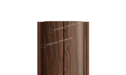 Штакетник металлический МЕТАЛЛ ПРОФИЛЬ ELLIPSE-T 19х126 (ECOSTEEL_MA-01-МореныйДуб-0.5). Цена: 1319 руб. Артикул: 39750