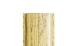 Штакетник металлический МЕТАЛЛ ПРОФИЛЬ ELLIPSE-T 19х126 (ECOSTEEL-01-Сосна-0.5). Цена: 1319 руб. Артикул: 39746