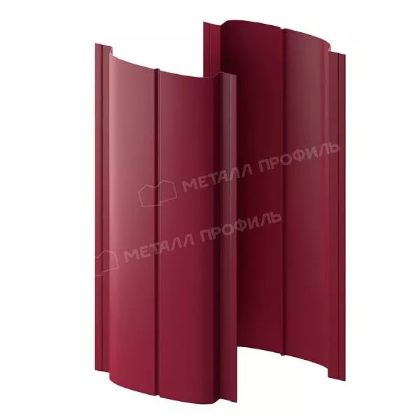 Штакетник металлический МЕТАЛЛ ПРОФИЛЬ ELLIPSE-T 19х126 (ПЭД-01-3005\3005-0.45) купить в екатеринбурге