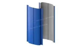 Штакетник металлический МЕТАЛЛ ПРОФИЛЬ ELLIPSE-T 19х126 (PURMAN-20-5005-0.5). Артикул: 39754