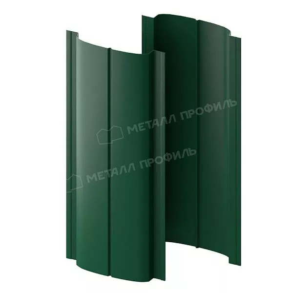 Штакетник металлический МЕТАЛЛ ПРОФИЛЬ ELLIPSE-T 19х126 (ПЭД-01-6005\6005-0.45) купить в екатеринбурге
