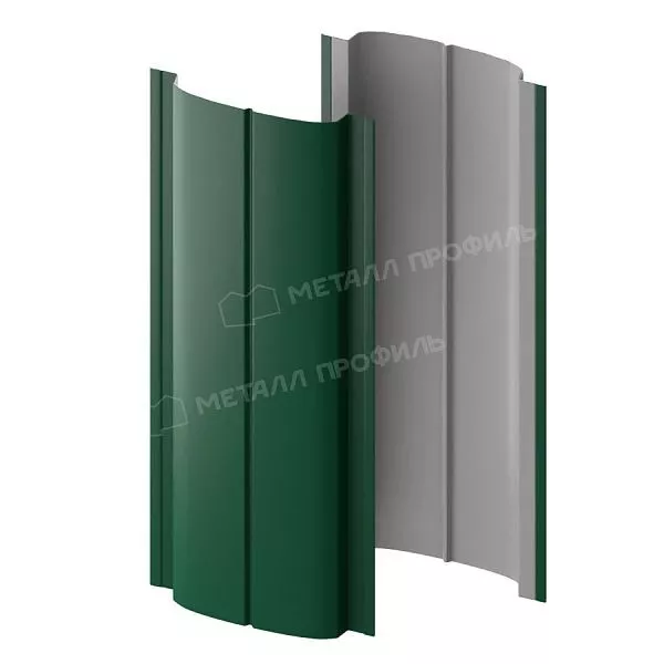 Штакетник металлический МЕТАЛЛ ПРОФИЛЬ ELLIPSE-T 19х126 (ПЭ-01-6005-0.4) купить в екатеринбурге