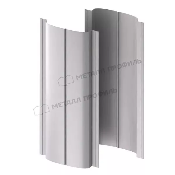 Штакетник металлический МЕТАЛЛ ПРОФИЛЬ ELLIPSE-O 19х126 (VikingMP-01-7016-0.45) купить в екатеринбурге
