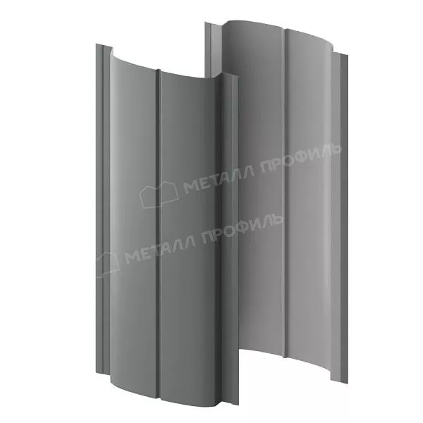 Штакетник металлический МЕТАЛЛ ПРОФИЛЬ ELLIPSE-T 19х126 (ПЭ-01-7005-0.45) купить в екатеринбурге