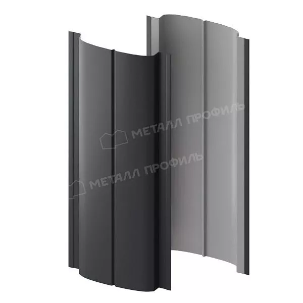 Штакетник металлический МЕТАЛЛ ПРОФИЛЬ ELLIPSE-T 19х126 (ПЭ-01-7024-0.4) купить в екатеринбурге