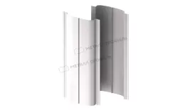 Штакетник металлический МЕТАЛЛ ПРОФИЛЬ ELLIPSE-T 19х126 NormanMP (ПЭ-01-9003-0.5). Цена: 1042 руб. Артикул: 39654