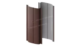 Штакетник металлический МЕТАЛЛ ПРОФИЛЬ ELLIPSE-T 19х126 (VikingMP E-20-8017-0.5). Цена: 1282 руб. Артикул: 39728