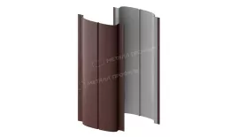 Штакетник металлический МЕТАЛЛ ПРОФИЛЬ ELLIPSE-T 19х126 (VikingMP-01-RR32-0.45). Артикул: 39645