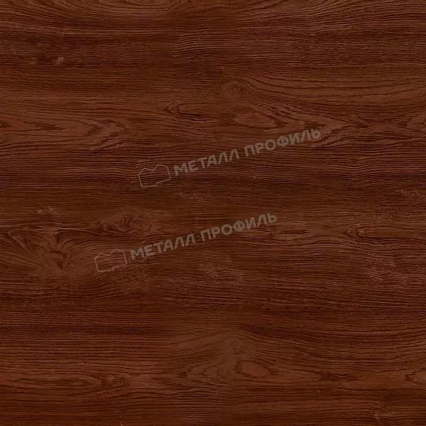 Штакетник металлический МЕТАЛЛ ПРОФИЛЬ TRAPEZE-O 16,5х118 (ECOSTEEL-01-МореныйДуб-0.5) купить в екатеринбурге
