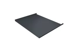 Фальц двойной стоячий Grand Line 0,45 Drap TX с пленкой на замках Drap TwinColor RAL 7024 мокрый асфальт. Цена: 632 руб. Артикул: 47055