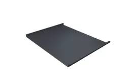 Фальц двойной стоячий Grand Line 0,5 Satin Matt TX с пленкой на замках RAL 7024 мокрый асфальт. Цена: 1293 руб. Артикул: 37616