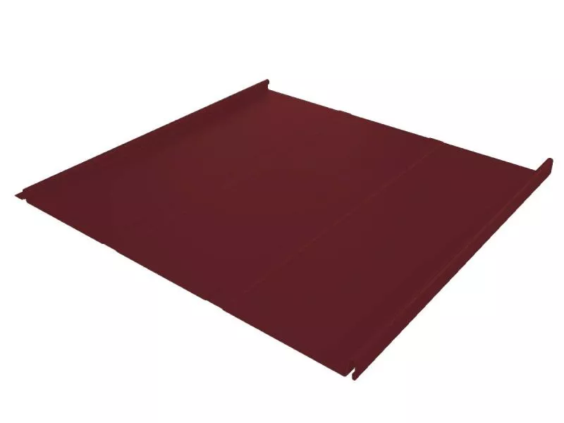 Фальц двойной стоячий Line Grand Line 0,45 Drap ST с пленкой на замках RAL 3005 красное вино купить в екатеринбурге