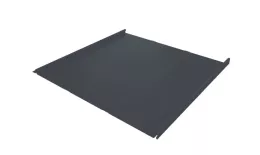 Фальц двойной стоячий Line Grand Line 0,45 Drap TwinColor с пленкой на замках RAL 7024 мокрый асфальт. Цена: 632 руб. Артикул: 47071