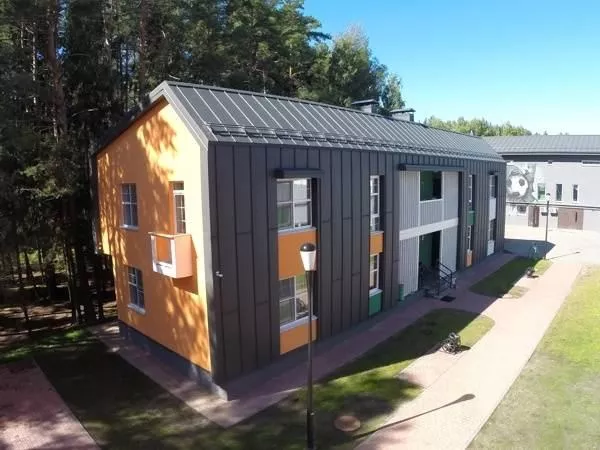 Фальц двойной стоячий Line Grand Line 0,5 Rooftop Бархат с пленкой на замках RAL 7024 мокрый асфальт купить в екатеринбурге