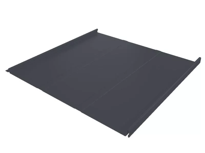 Фальц двойной стоячий Line Grand Line 0,5 Satin Matt TX с пленкой на замках RAL 7024 мокрый асфальт купить в екатеринбурге