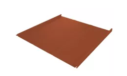 Фальц двойной стоячий Line Grand Line 0,5 Satin Matt TX с пленкой на замках RAL 8004 терракота. Цена: 1293 руб. Артикул: 37931