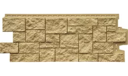 Фасадные панели Grand Line Дикий камень Classic Песочный. Цена: 558 руб. Артикул: GrandLine-FP02_1
