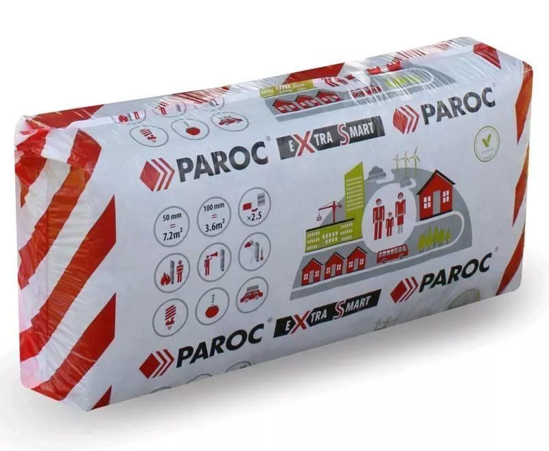 Утеплитель Парок Экстра Смарт/ Paroc Extra Smart 1200х600х50 мм (7,2 м2) купить в екатеринбурге