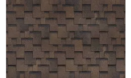 Гибкая черепица ТехноНИКОЛЬ Финская Аккорд коричневый. Артикул: Shinglas4akk-br