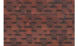 Гибкая черепица ТехноНИКОЛЬ Финская Аккорд красный. Артикул: Shinglas4akk-red