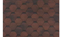 Гибкая черепица ТехноНИКОЛЬ Финская Соната красный. Артикул: Shinglas4-red