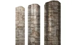 Штакетник Grand Line М-образный В фигурный 0,45 Print Elite Fine Stone Камень. Цена: 118 руб. Артикул: Mfig_42