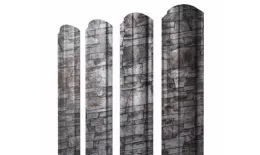 Штакетник Grand Line Slim Полукруглый фигурный 0,45 Print Elite Fine Stone Камень. Цена: 123 руб. Артикул: Slim_Fig_029