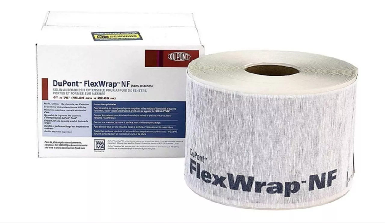 Tyvek лента гибкая самоклеющаяся FlexWrap NF (152мм х 23м) купить в екатеринбурге