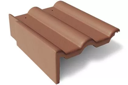 Франкфуртская Боковая цементно-песчаная черепица левая купить в екатеринбурге