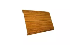 Металлический сайдинг Grand Line Вертикаль Line Print Elite Золотой дуб. Цена: 1262 руб. Артикул: GrandLine-MS606