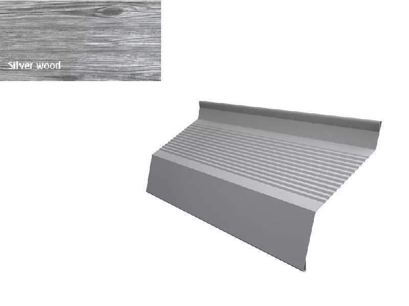 Ламель Milan new gofr 0,45 Print Premium Silver Wood GL купить в екатеринбурге