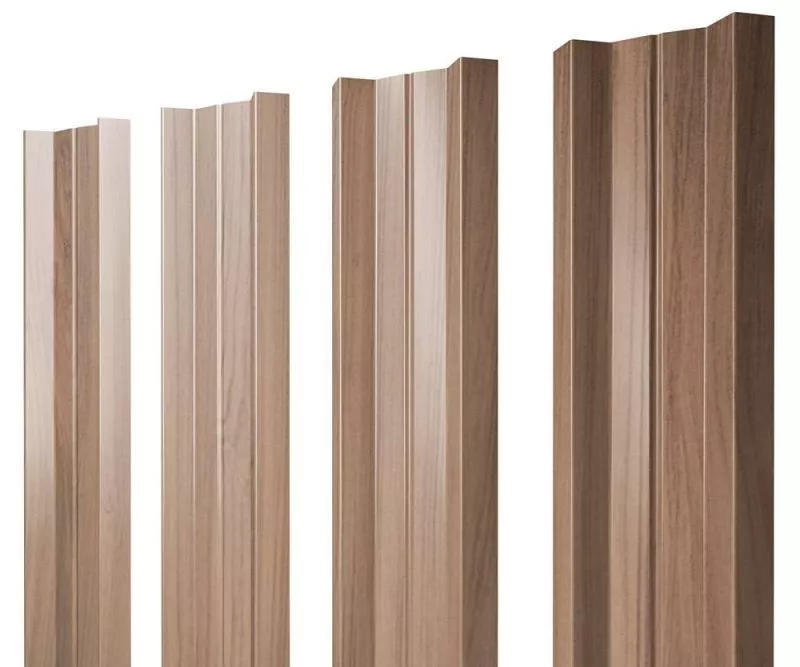 Штакетник Grand Line М-образный А 0,45 Print Elite Honey Wood Медовое дерево купить в екатеринбурге