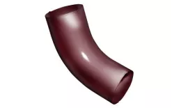 Колено трубы 60° (125х90) Grand Line RAL 3005 Красное вино. Артикул: GL_voda_22