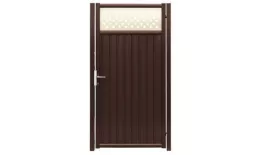 Калитка Estet Plus 2,4х1 RAL 8017/1014 GL. Артикул: 24442