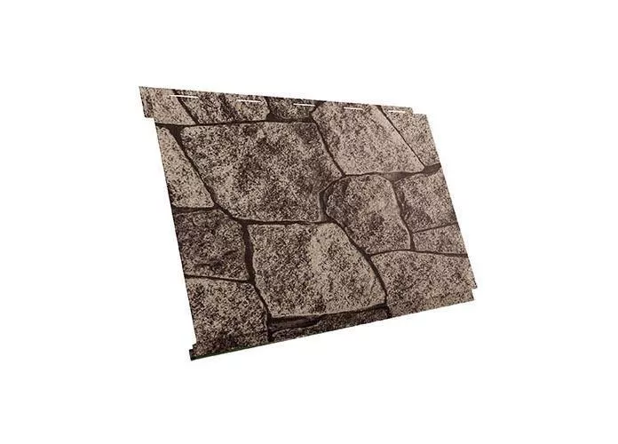 Металлический сайдинг Grand Line Вертикаль classic Print Elite Королевский камень купить в екатеринбурге