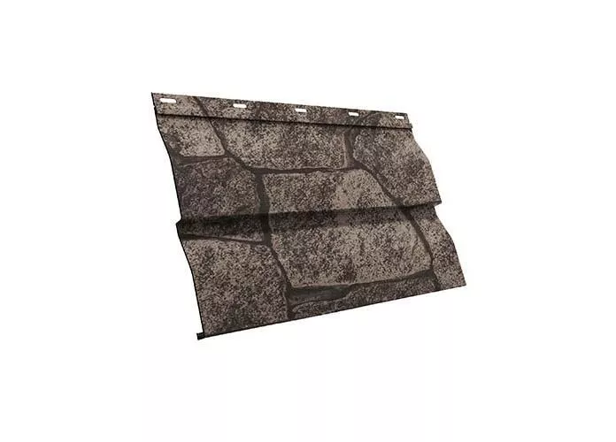 Металлический сайдинг Grand Line Корабельная доска Print Elite 0,45 мм  Королевский камень купить в екатеринбурге