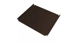 Кликфальц Double Pro Gofr Grand Line 0,45 Drap ST с пленкой на замках RAL 8017 шоколад. Артикул: 47207