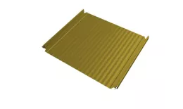 Кликфальц Double Pro Gofr Grand Line 0,45 PE с пленкой на замках RAL 1018 цинково-желтый. Цена: 742 руб. Артикул: 47084