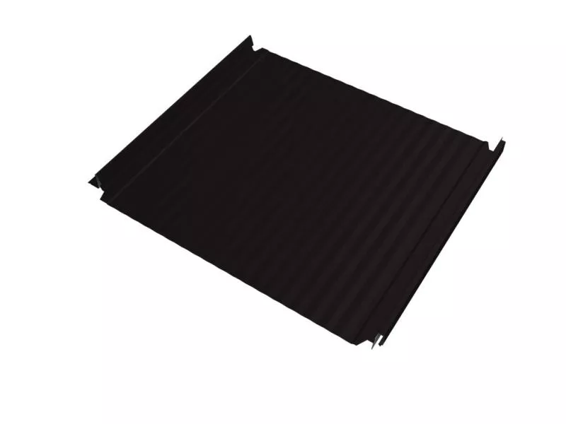 Кликфальц Double Pro Gofr Grand Line 0,5 Drap TX с пленкой на замках RAL 9005 черный купить в екатеринбурге