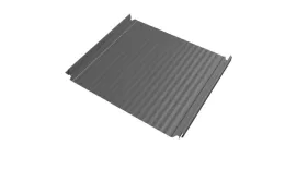 Кликфальц Double Pro Gofr Grand Line 0,5 Satin с пленкой на замках RAL 9006 бело-алюминиевый. Цена: 740 руб. Артикул: 46775