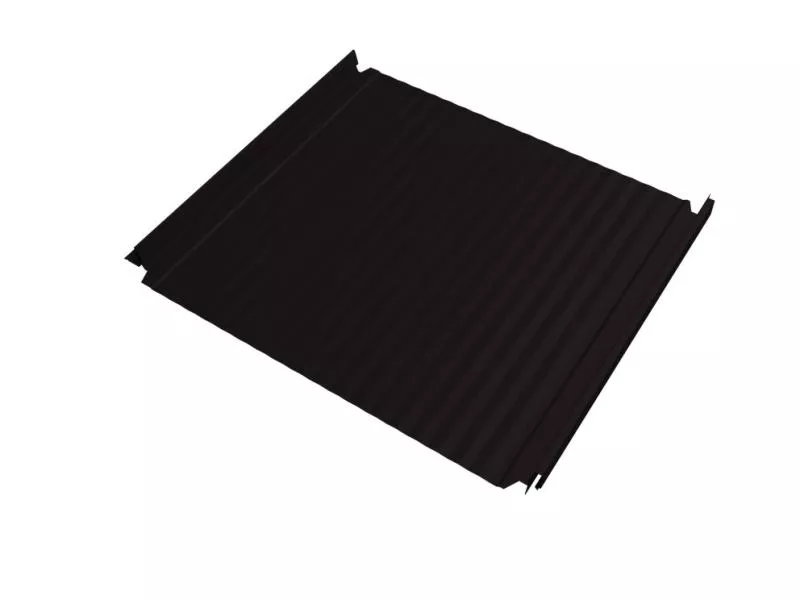 Кликфальц Double Pro Gofr Grand Line 0,5 Velur X с пленкой на замках RAL 9005 черный купить в екатеринбурге