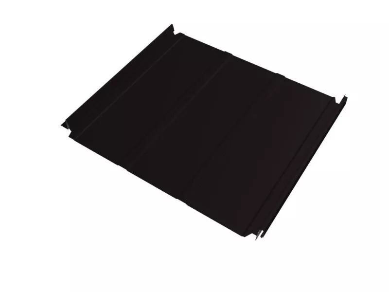 Кликфальц Double Pro Line Grand Line 0,45 Drap TR с пленкой на замках RAL 9005 черный купить в екатеринбурге