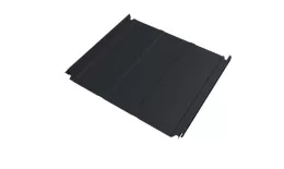 Кликфальц Double Pro Line Grand Line 0,45 Drap TwinColor с пленкой на замках RAL 7024 мокрый асфальт. Артикул: 46897